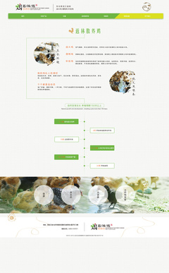 返林散养鸡网页设计效果图