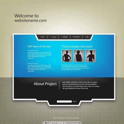 网页模板设计 构建高效、美观的数字界面基石